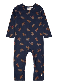 The New Holiday jumpsuit - Navy Blazer Ginger Aop